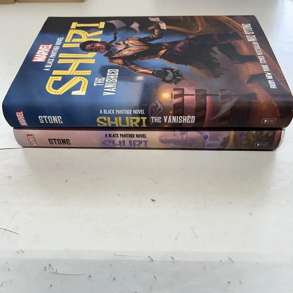 Shuri : A Black Panther Novel & The Vanished Hardcover Lot Of 2 Nic Stone